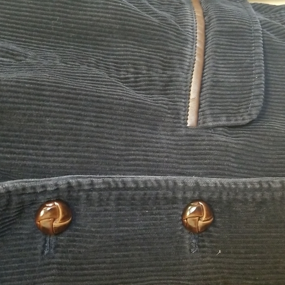 H&M (L.O.G.G.) sz 10 navy corduroy jacket w/elbow patches EUC - Picture 7 of 15